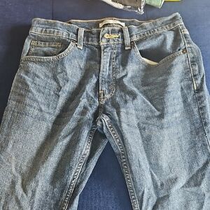 Signature Men's Straight Blue Jeans